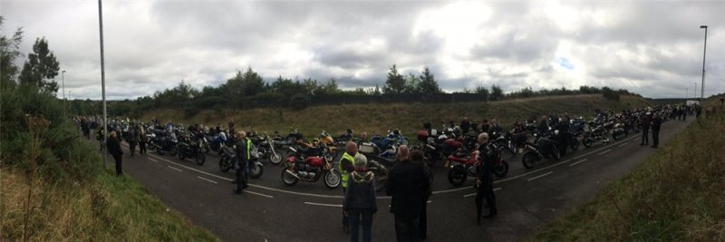 Рекордный мотопробег Triumph в Мэнсфилде