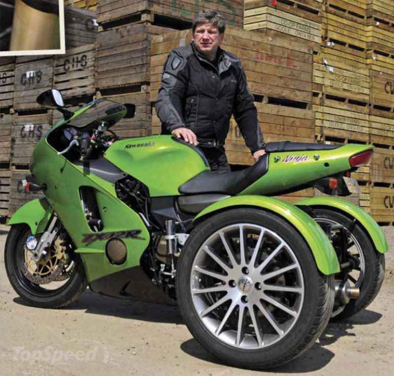 Трайк из Kawasaki Ninja ZX-12R Трайк из Kawasaki Ninja ZX-12R