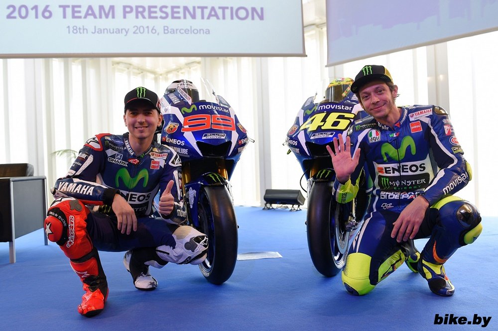 Презентация команды Yamaha Movistar 2016 Презентация команды Yamaha Movistar 2016