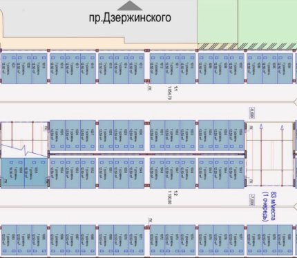 Сдам Машиноместо, Минск Дзержинского просп., 12,6 м²