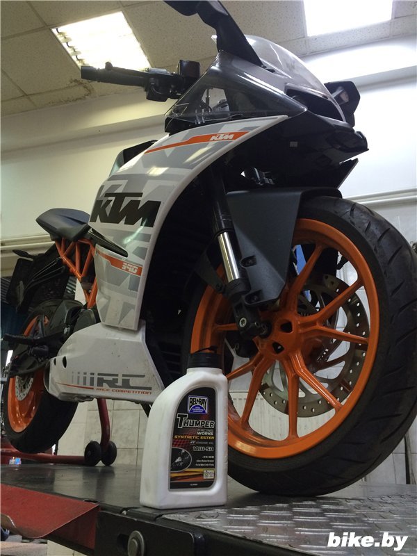 Послеобкаточное ТО KTM RC390 Послеобкаточное ТО KTM RC390
