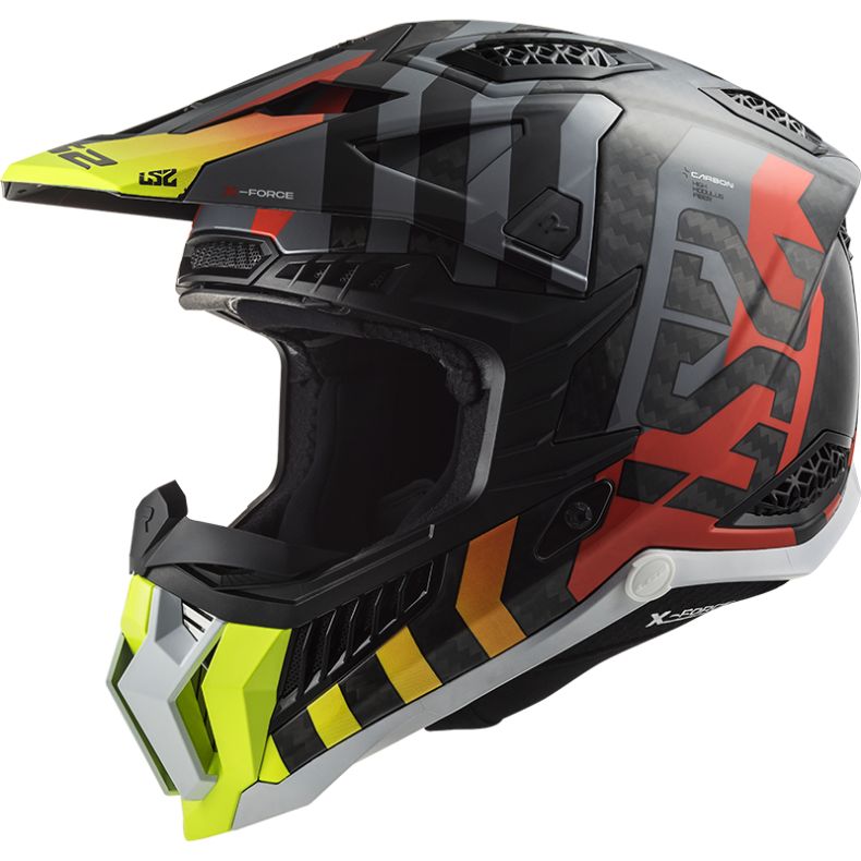 Мотоциклетный шлем ls2 mx703 c x-force barrier h-v yellow red-06