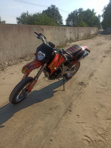 KTM 640 4T EGS с электро стартером, 2002 г.