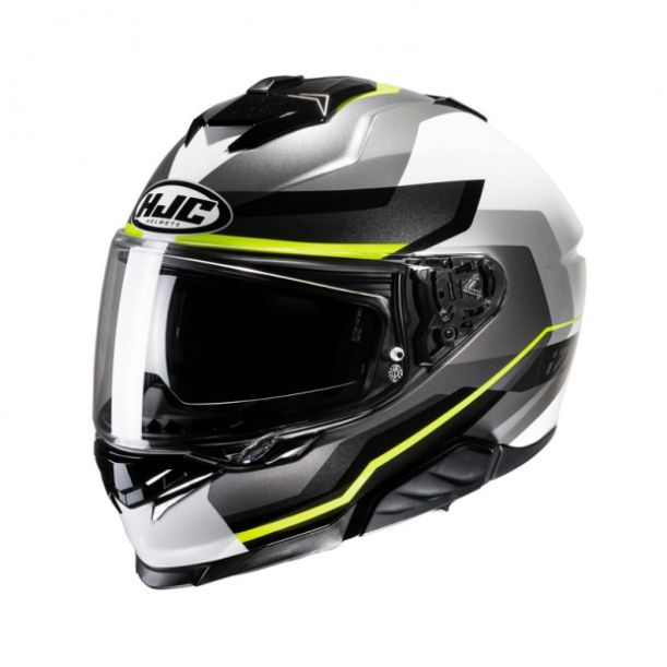 Мотоциклетный шлем hjc i71 nior grey/yellow