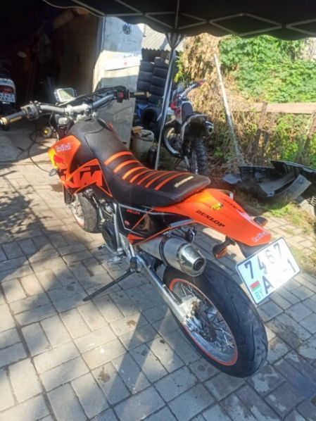 KTM 640 4T EGS с электро стартером, 2002 г.