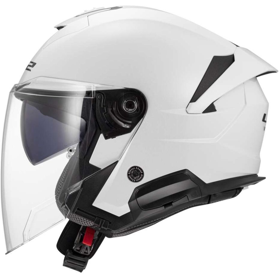 Шлем ls2 of618 verso ii solid white