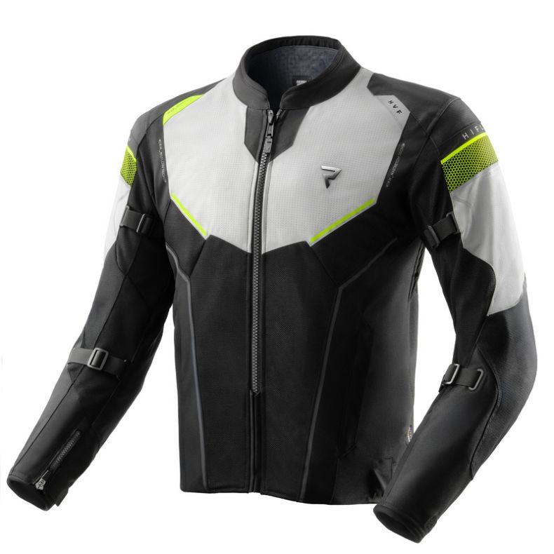 Куртка текстильная rebelhorn hiflow v black/grey/fluo yellow