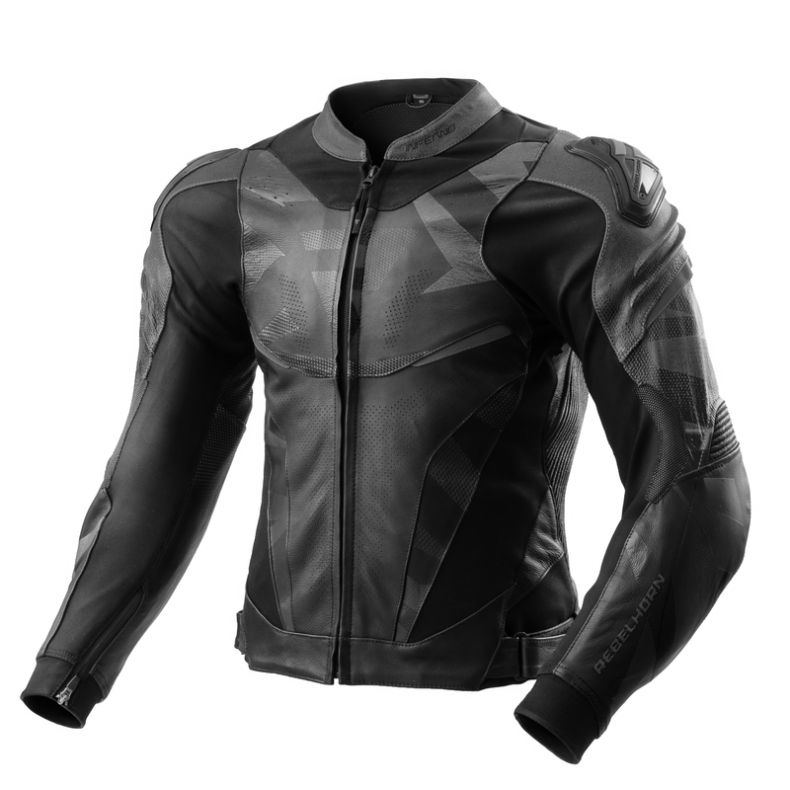 Куртка кожаная rebelhorn inferno black