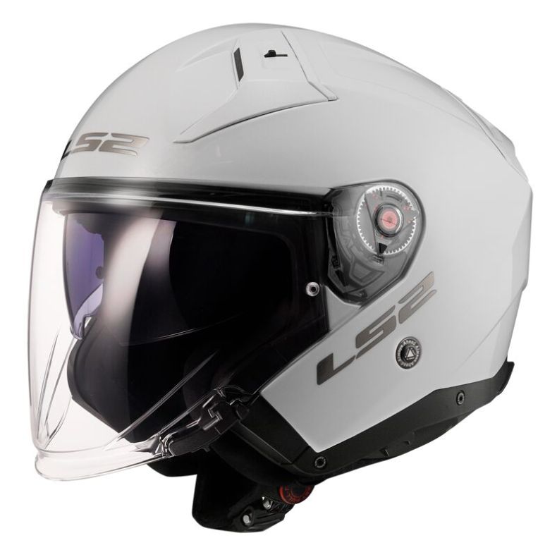 Мотоциклетный шлем ls2 of603 infinity ii solid gloss white-06