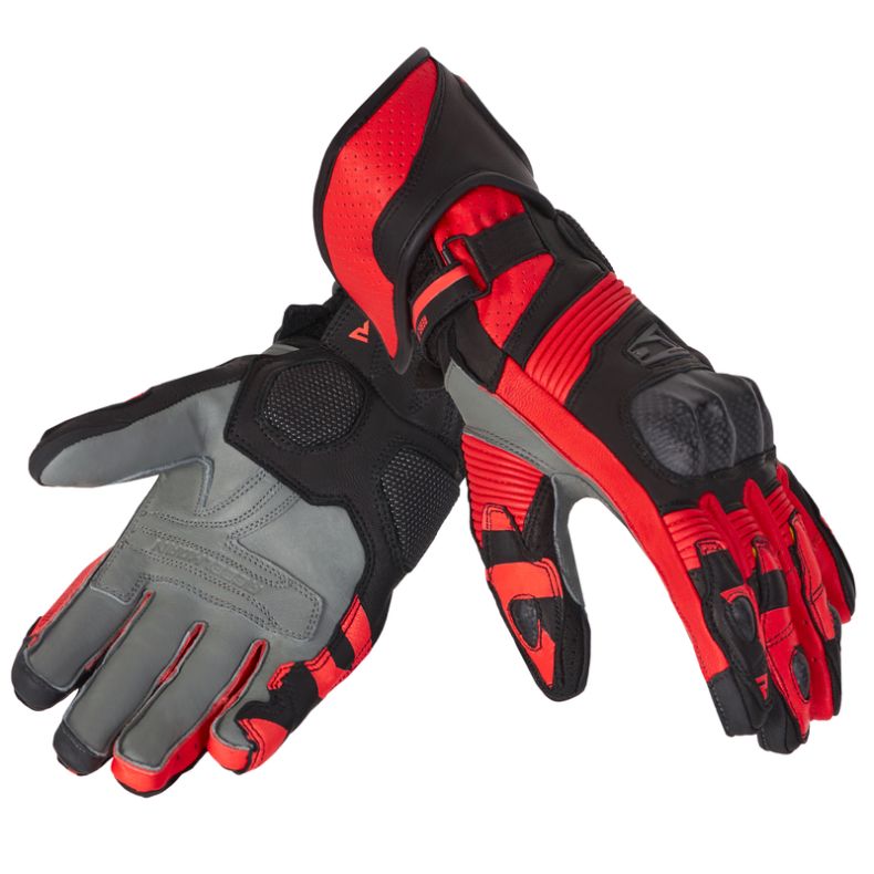 Перчатки rebelhorn fighter black, fluo red