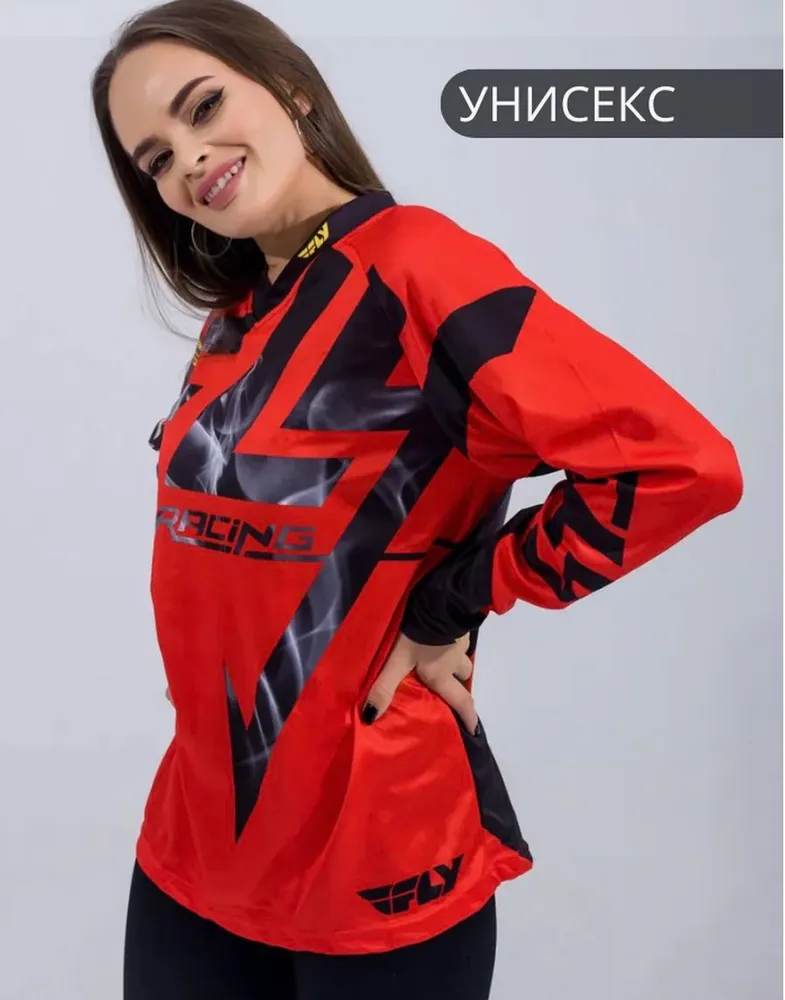 Мотоджерси FLY Красная