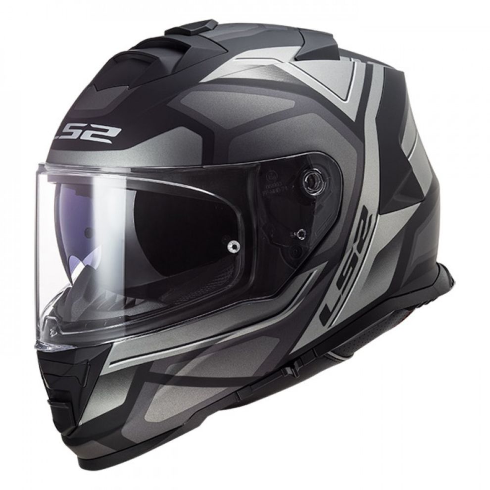 Мотоциклетный шлем ls2 ff800 storm ii faster matt titanium-06