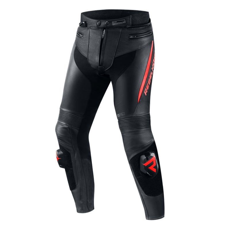 Штаны rebelhorn fighter black/flo red
