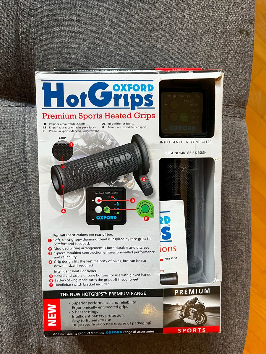 Ручки руля с подогревом Oxford HotGrips Sports