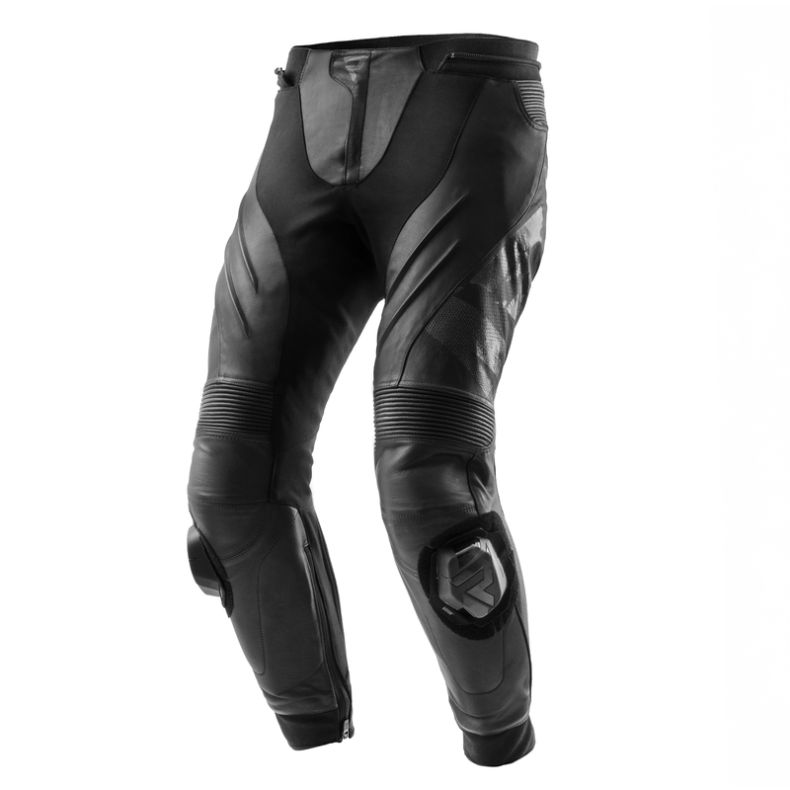 Штаны кожаные rebelhorn inferno black