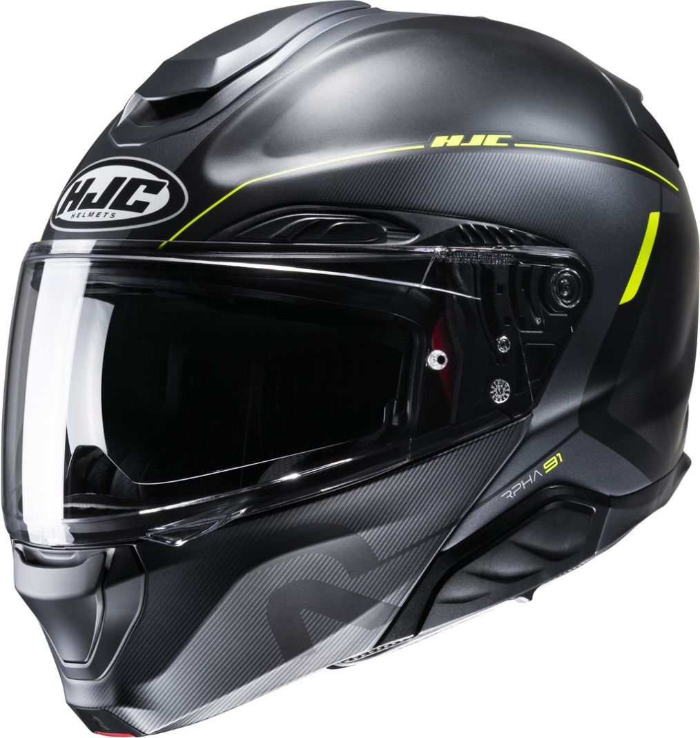 Мотоциклетный шлем hjc rpha91 combust black/yellow