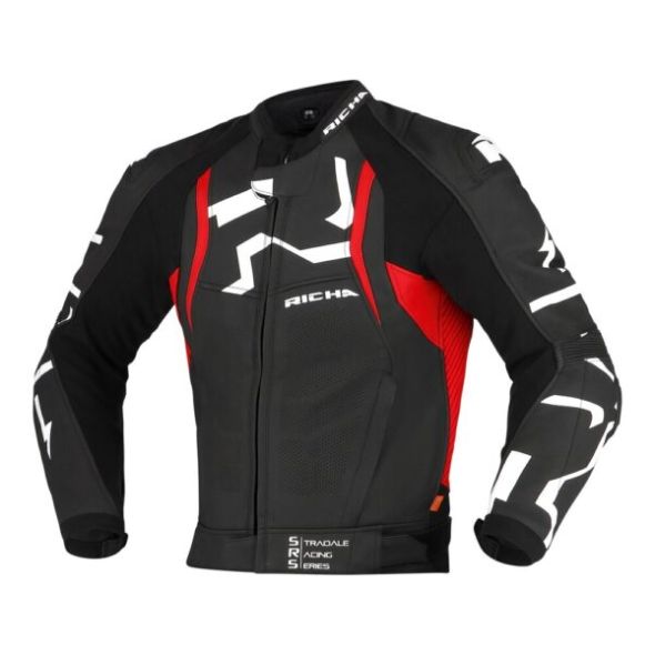 Куртка richa stradale leather black/red