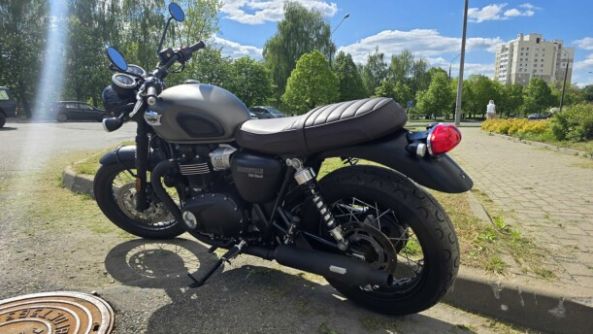 Triumph Bonneville T100 Black, 2020 г.