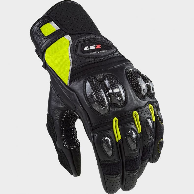 Перчатки ls2 spark 2 leather man black h-v