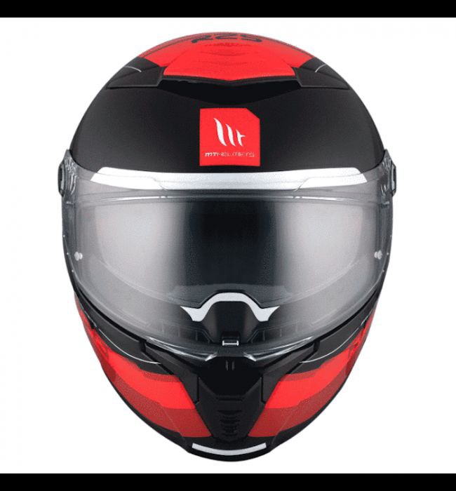 Интегральный шлем MT Helmets Thunder 4 SV R25 B35 чёрно-красный размер XL