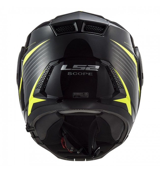 Шлем LS2 FF902 Scope Skid Black H-V Yellow