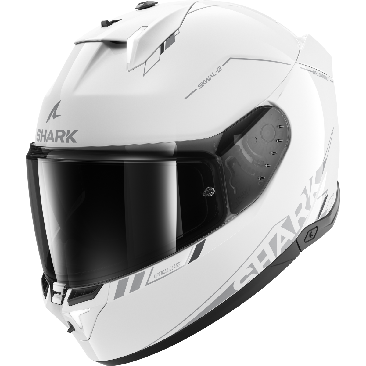 Шлем shark skwal i3 blank sp mat white