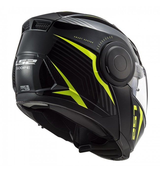 Шлем LS2 FF902 Scope Skid Black H-V Yellow