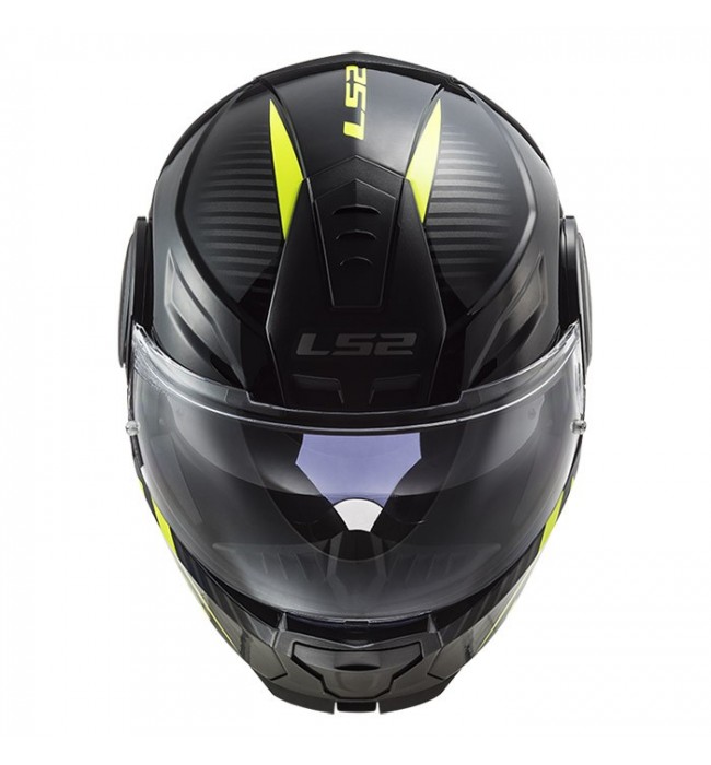 Шлем LS2 FF902 Scope Skid Black H-V Yellow