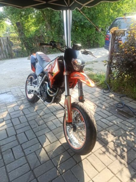 KTM 640 4T EGS с электро стартером, 2002 г.