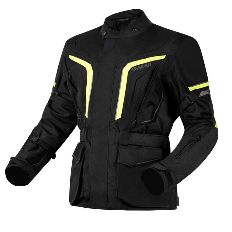 Куртка ozone sahara black/fluo yellow