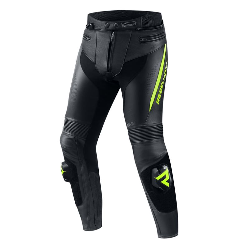 Штаны rebelhorn fighter black/flo yellow