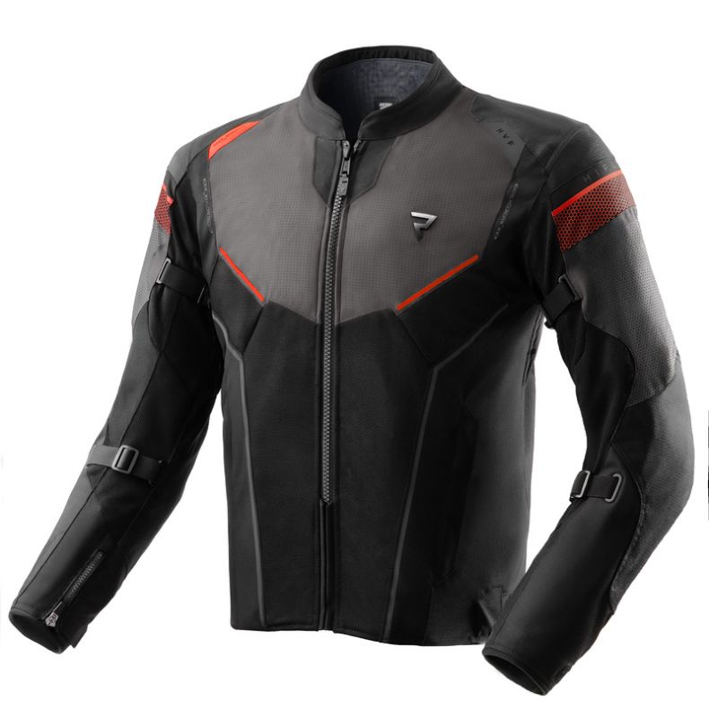 Куртка текстильная rebelhorn hiflow v black/grey/red