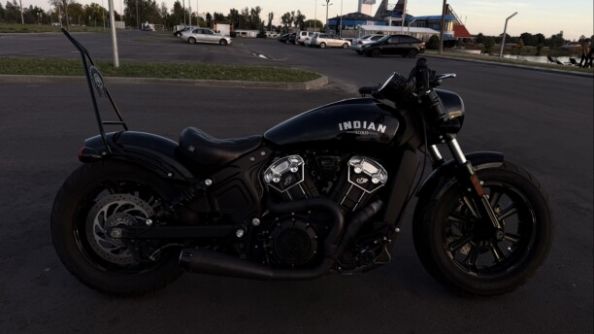 Indian Scout Bobber. ABS, 2019 г.
