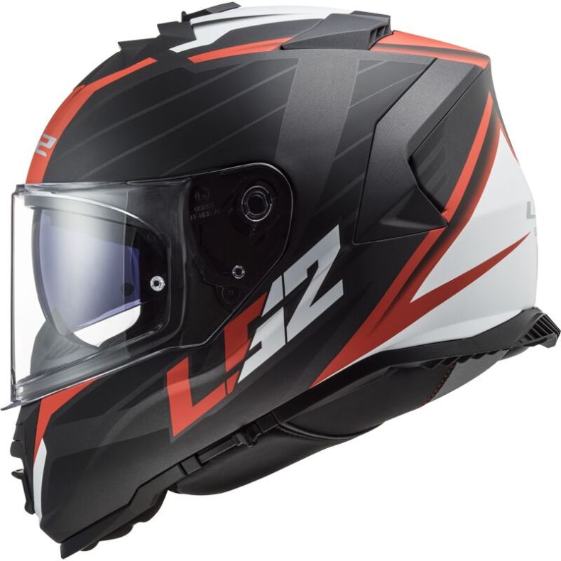 Мотоциклетный шлем ls2 ff800 storm ii nerve matt black red-06