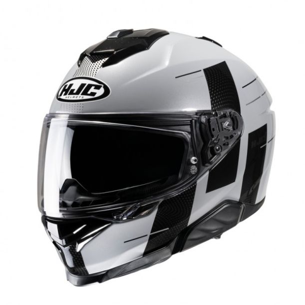 Мотоциклетный шлем hjc i71 peka grey/black