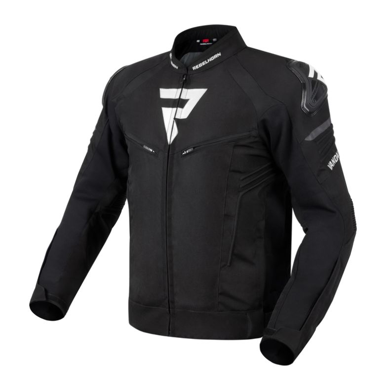 Куртка текстильная rebelhorn vandal black/white
