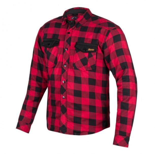 Куртка-рубашка женская broger alaska red black
