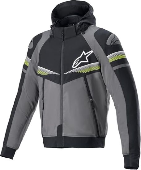Куртка текстильная alpinestars sektor v2 tech tar grey/black/fluo yellow