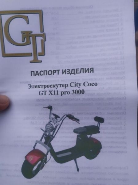 Citycoco X11 GT Х11 3000, 2024 г.