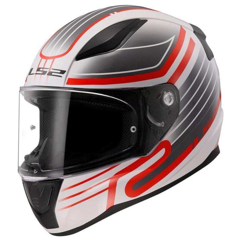 Мотоциклетный шлем ls2 ff353 rapid ii circuit white red-06
