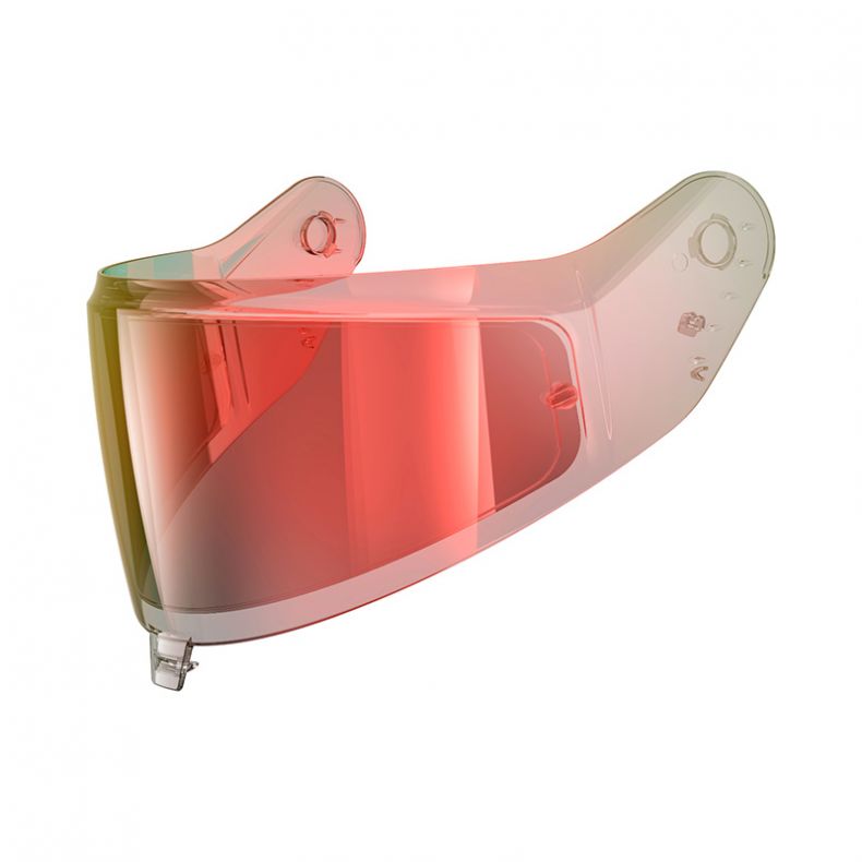 Визор shark antiscratch iridium homol red