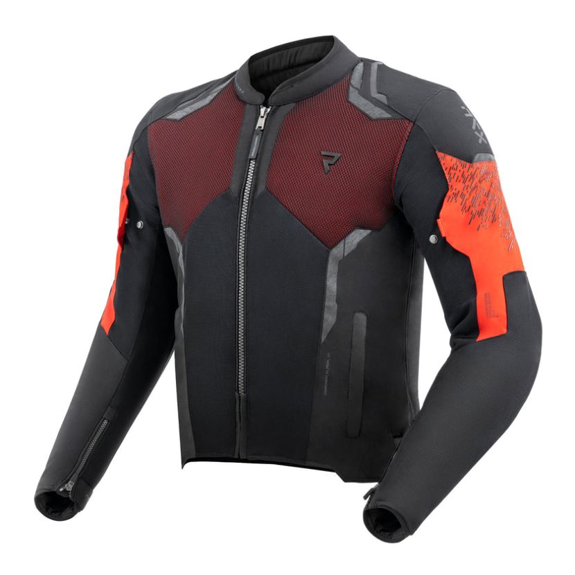 Куртка текстильная rebelhorn jax black/red
