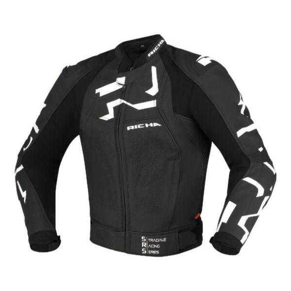 Куртка richa stradale leather black/white