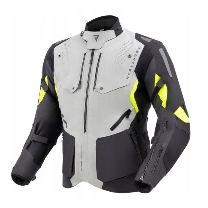 Куртка текстильная rebelhorn hiker iv black/grey/flo yellow