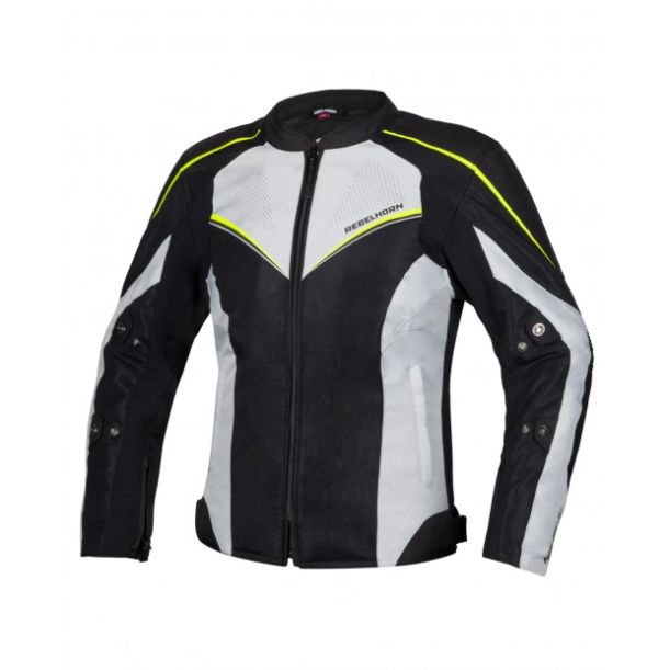 Куртка тестильная rebelhorn hiflow iv black/silver/flo yellow