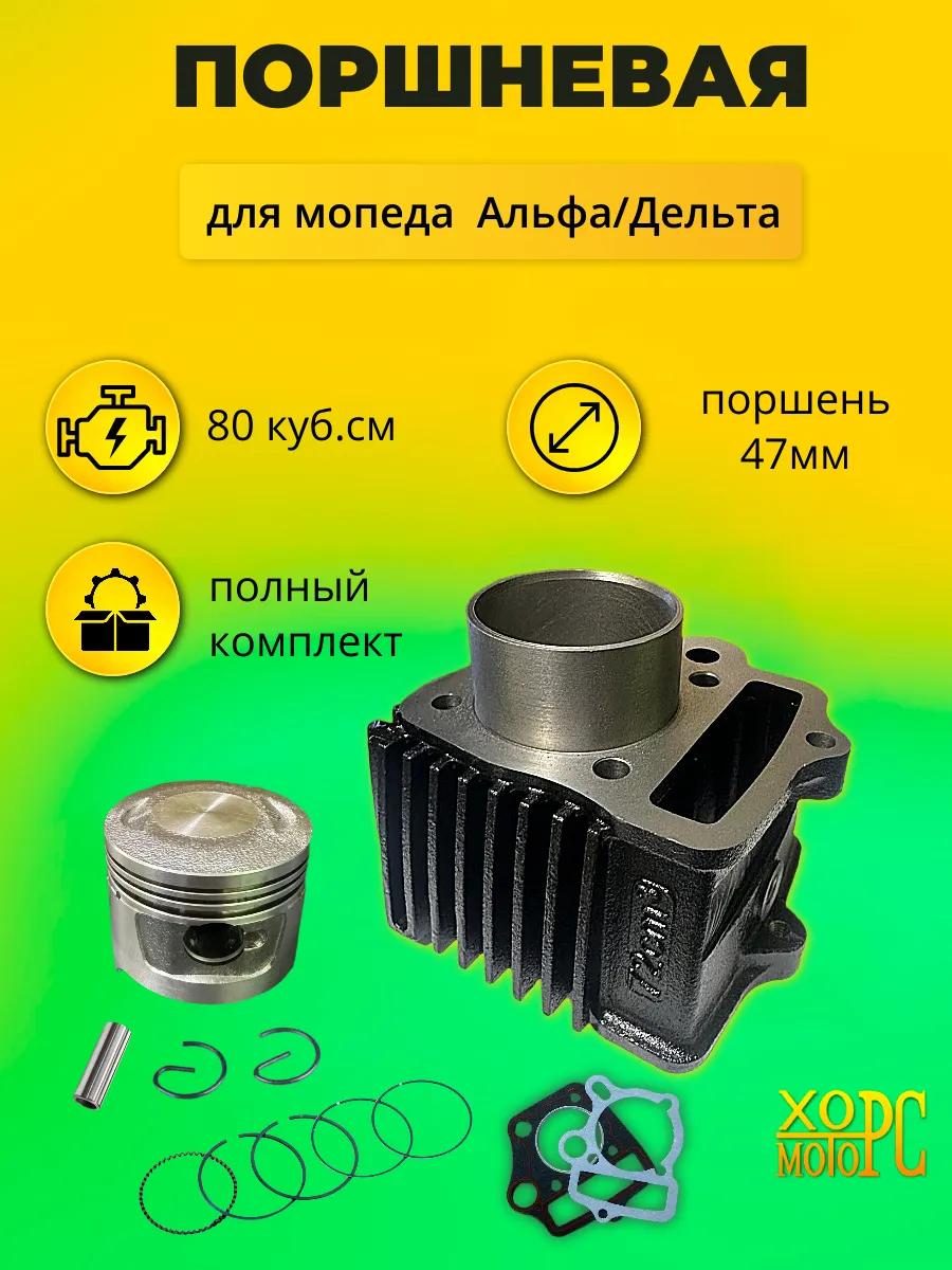 Цилиндро-поршневая группа (ЦПГ)  на Lifan LF, 2024 г. 147FMH