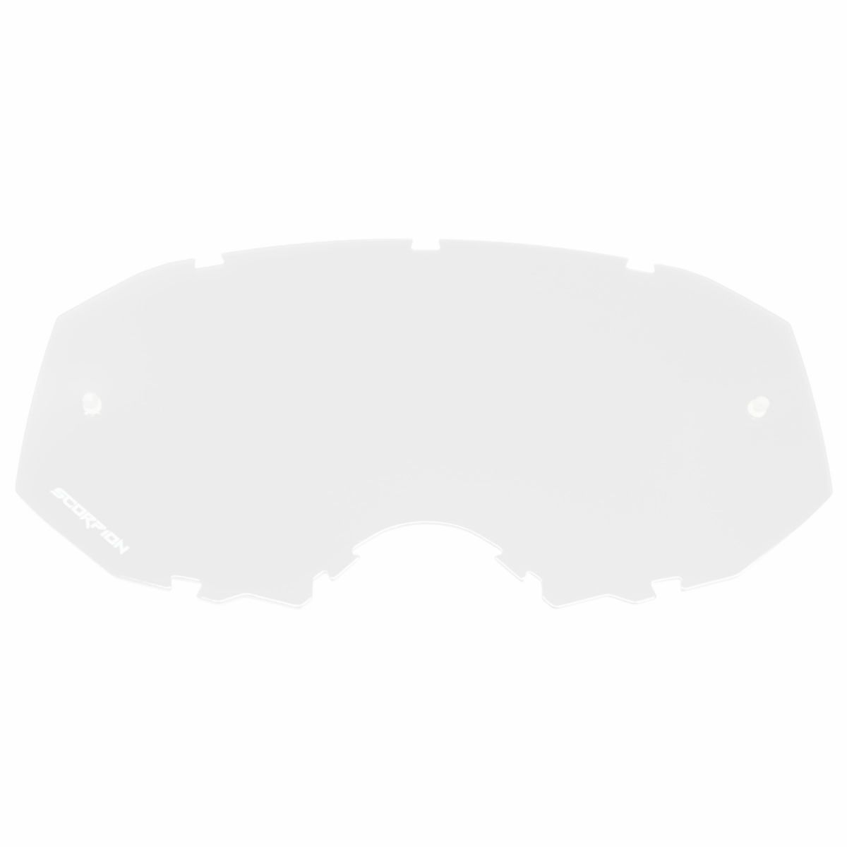 Визор scorpion shield clear simple antifog + pins e24 (50)