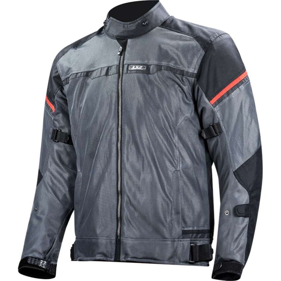 Куртка ls2 riva man black dark grey red