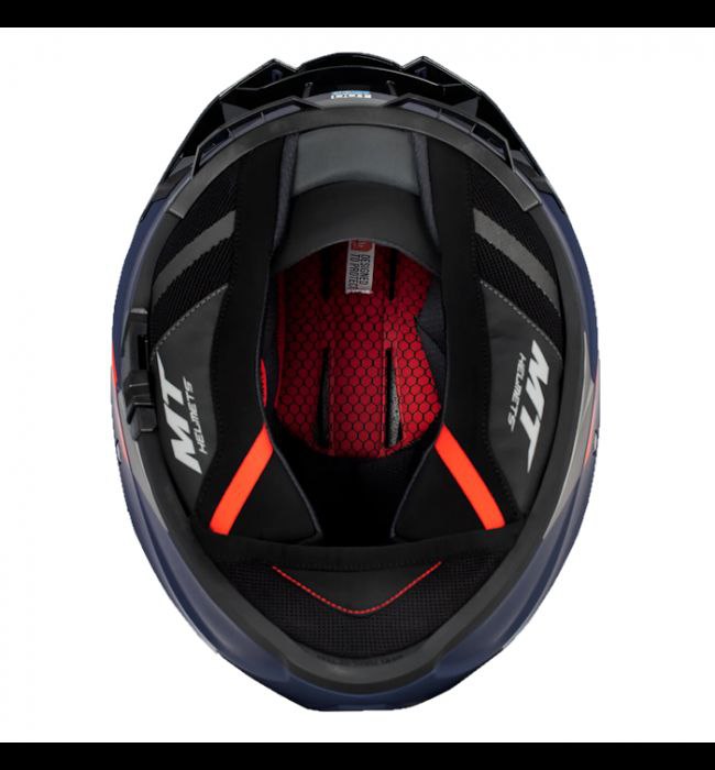 Интегральный шлем MT Helmets Thunder 4 SV R25 B35 чёрно-красный размер XL
