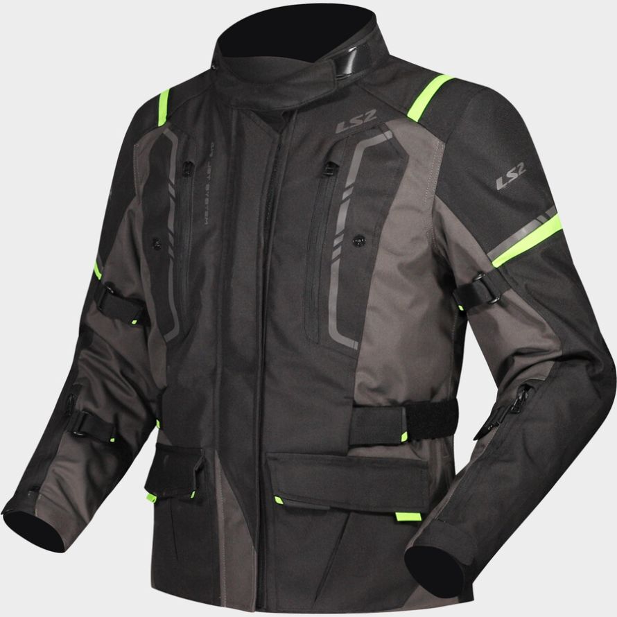 Куртка ls2 narvik lady grey black h-v yellow